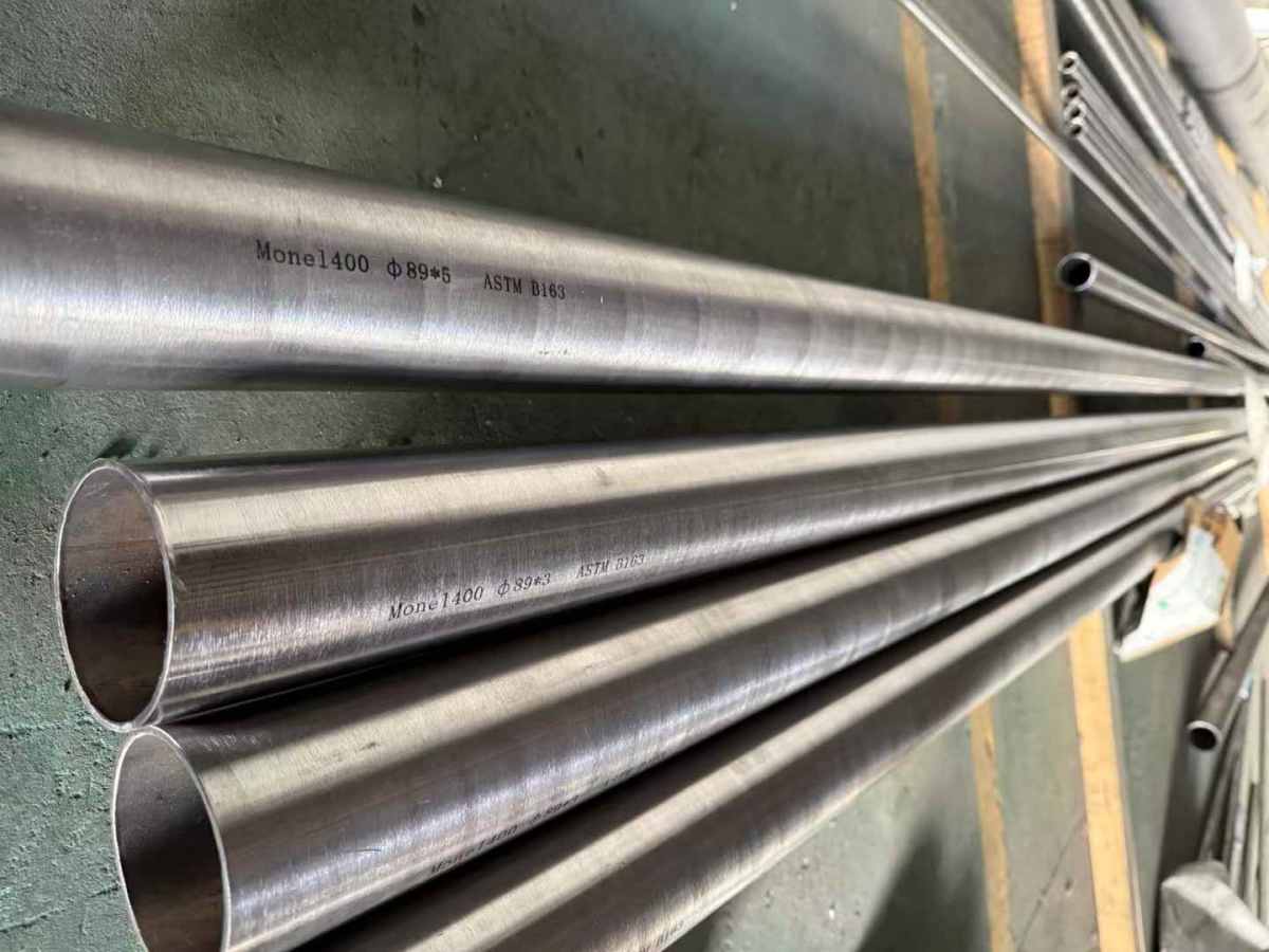 ASTM B163 Tubería Monel 400 de HT PIPE 89*3
